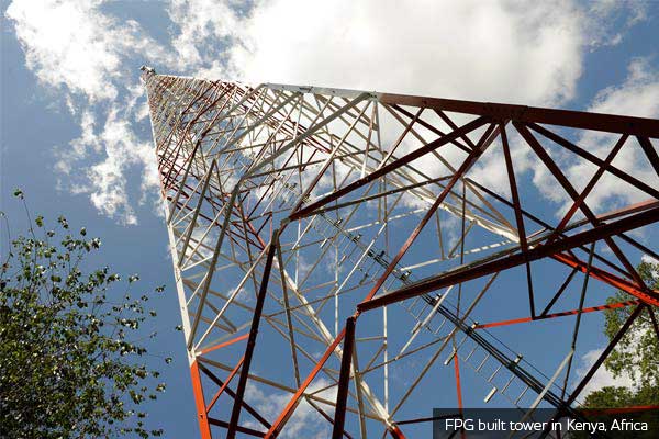 Telecoms Tower in Kenia 